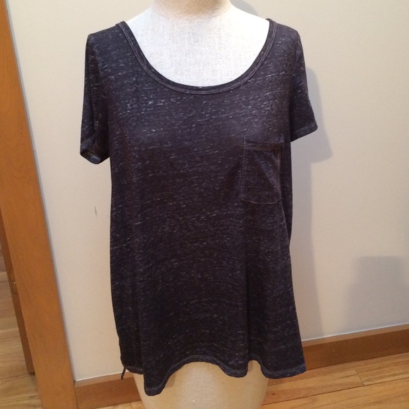 Gray American Eagle Bar Back Shirt