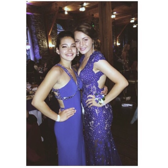 Blue jovani prom