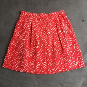 Red & White Banana Republic Skirt