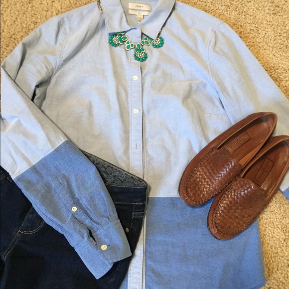 J. Crew Tops - Perfect J Crew "boy cut" Shirt