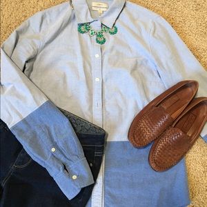 Perfect J Crew "boy cut" Shirt