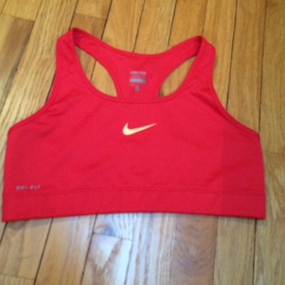 Red Nike Sports Bra