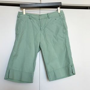 Preppy mint G1 Bermuda shorts