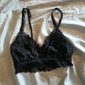 Aerie black lace bralette