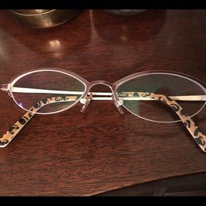 Nicole Miller like new rimless glasses for RX