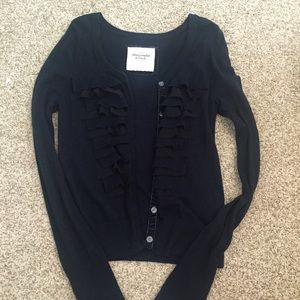Navy blue Abercrombie cardigan