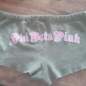 Short shorts by Victoria Secret