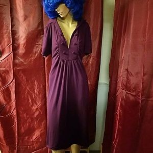Torrid purple dress.