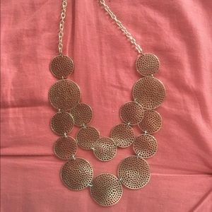 gold statement necklace