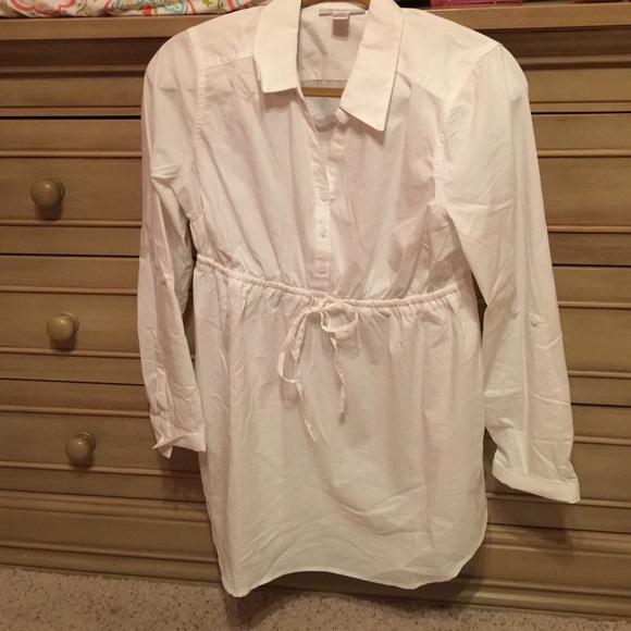 Bundle: white shirt, cardigan, flannel