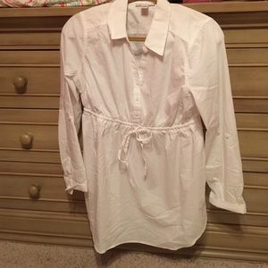 Bundle: white shirt, cardigan, flannel