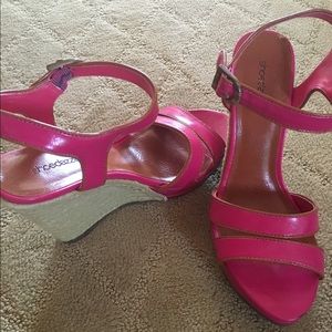Pink Sandal Wedges