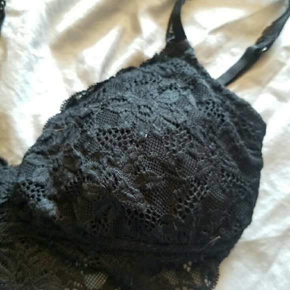 Aerie black lace bralette
