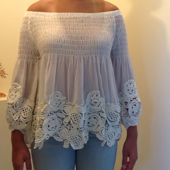 BLOWOUT SALE!! Everything MUST GO Off Shoulder Top