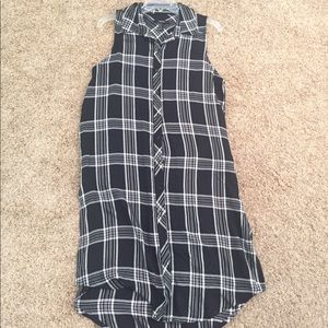 Forever 21 Tartan Plaid Shirt Dress