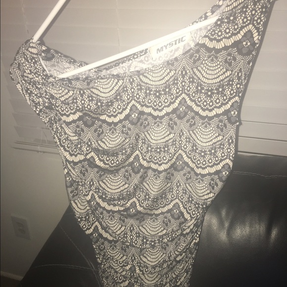 Sultry tank & shoulder cuffing dress cute w boots