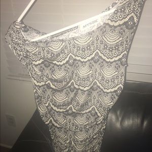 Sultry tank & shoulder cuffing dress cute w boots