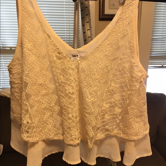 Sexy sheer crop top