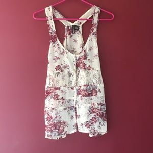 Breezy floral tank