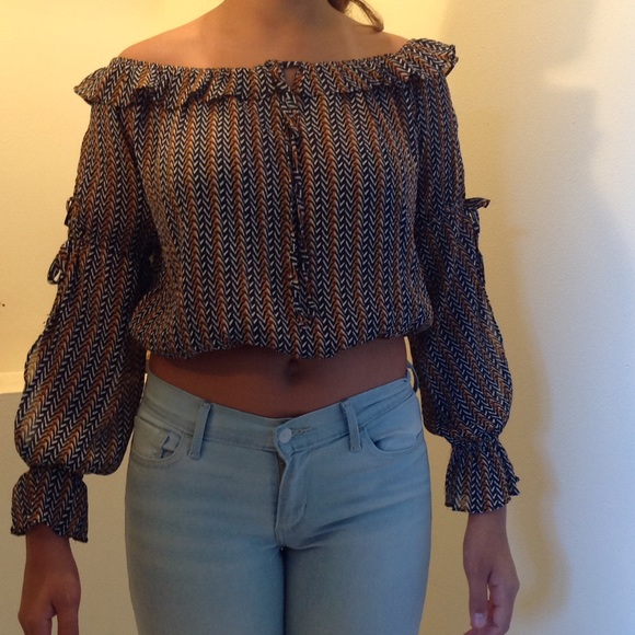 BLOWOUT SALE!!! Everything MUST GO Ruffle Crop Top