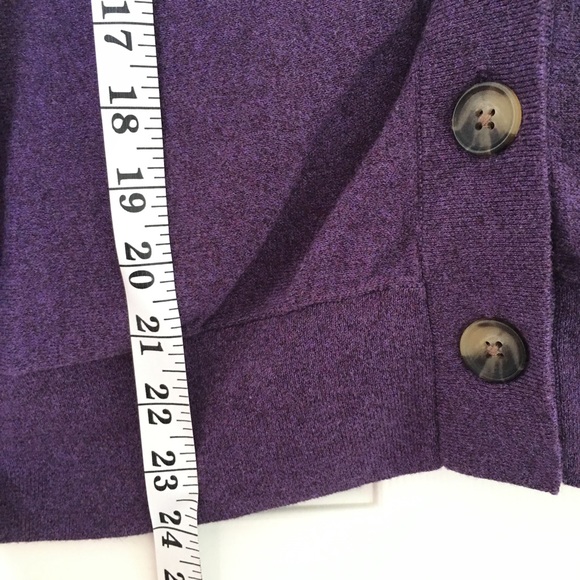 American Eagle purple dolman sleeve cardigan - Picture 4 of 4