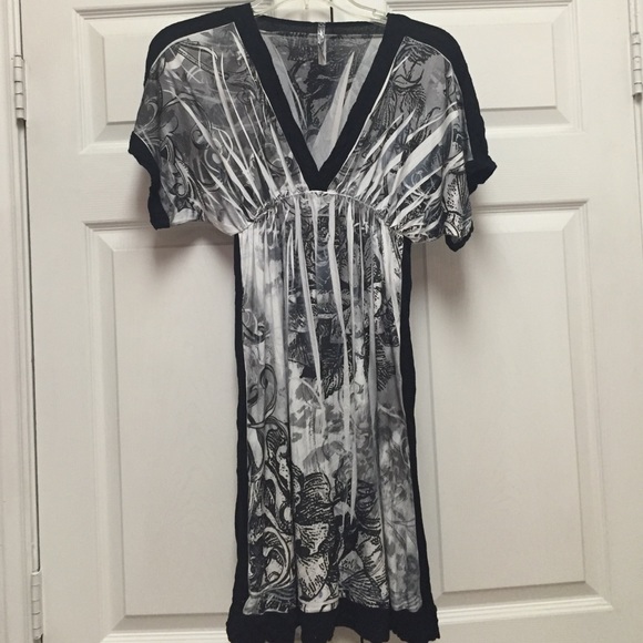 Black and White Dress