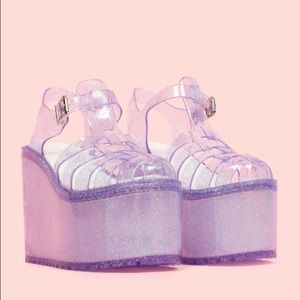 Platform Jelly Sandals
