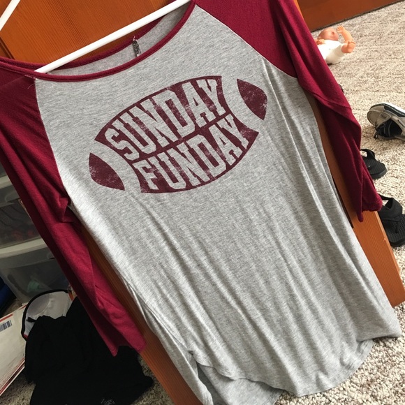 Sunday funday football shirt