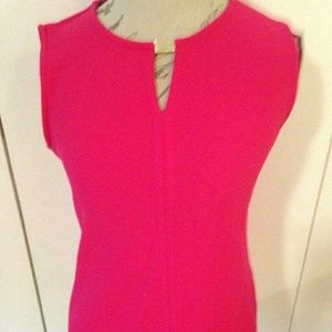 Calvin Klein pink sleeveless blouse