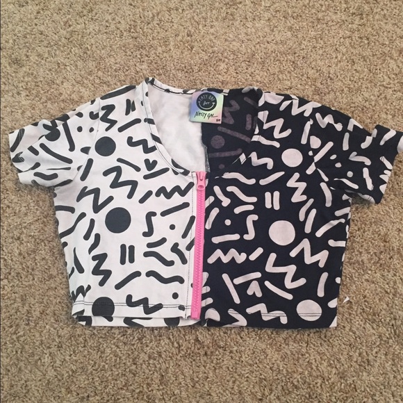 Lazy Oaf x Nasty Gal Crop Top