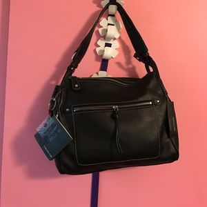 Jones New York black purse. Red inside