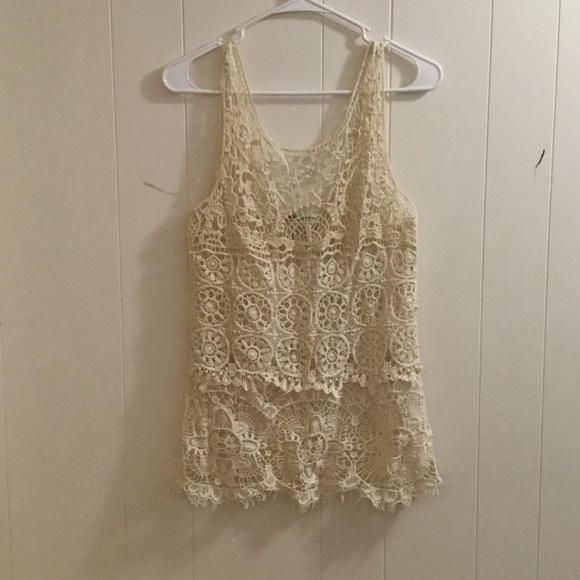 Crochet/Lace Shirt size M