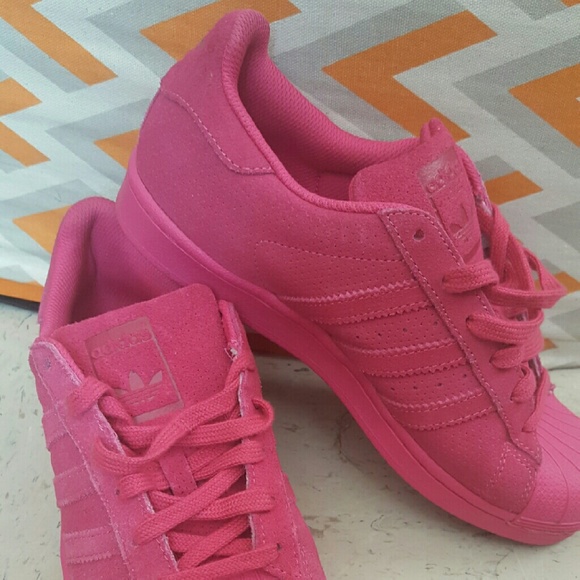 Pink Suede Adidas