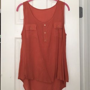 Orange tank top