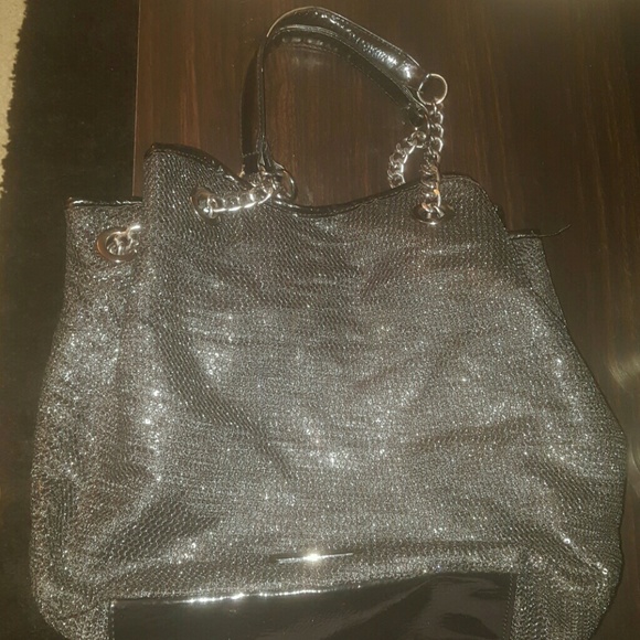 Betsy Johnson sparkle shoulder bag