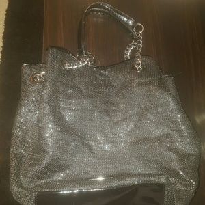 Betsy Johnson sparkle shoulder bag