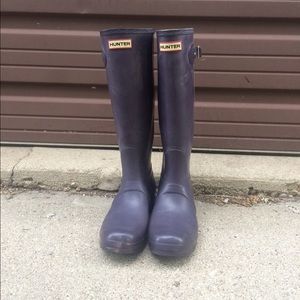 Hunter rain boots - Eggplant
