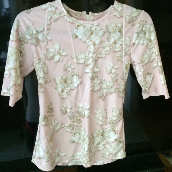 Pink Dogwoods Blouse by Cynthia Rowley