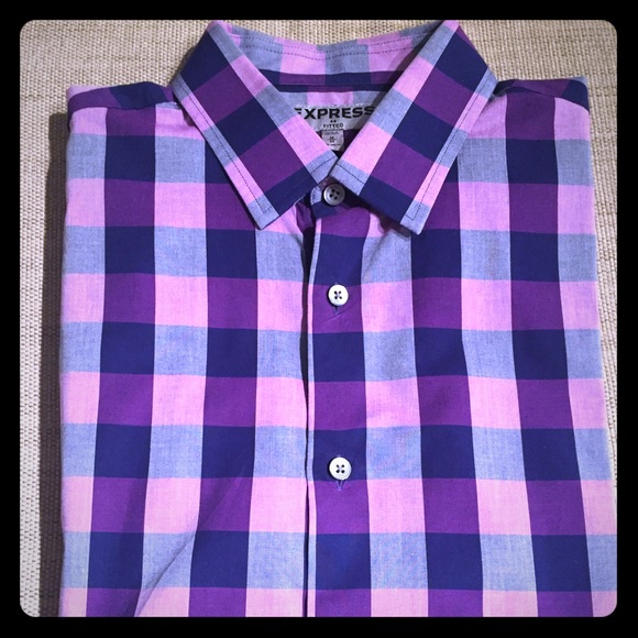 2 Express Men's fitted button ups