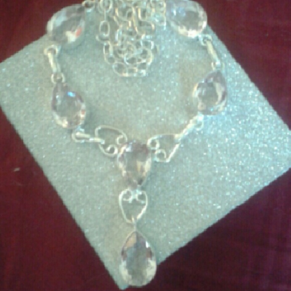 💗SALE💗*HC **Pink Kunzite Solid 925S Adjust 18"Nk - Picture 3 of 3