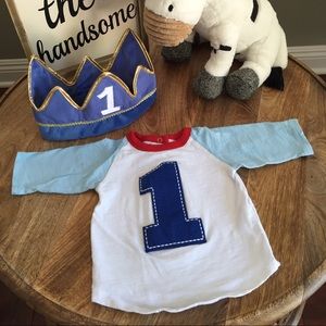 Boy's first birthday outfit