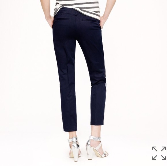 BUNDLED! J. Crew Cafe Capri In Tuxedo Stripe - Picture 2 of 4