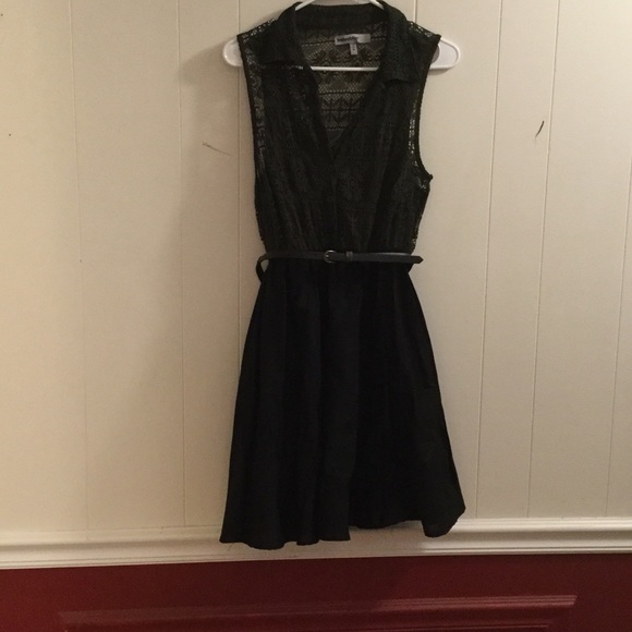 Green and black Bailey Blue Dress.