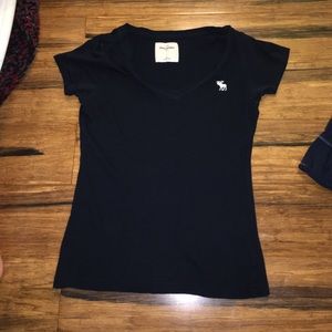 navy Abercrombie shirts