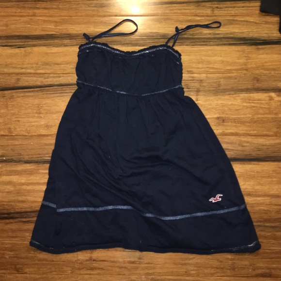 navy tank top with glitter