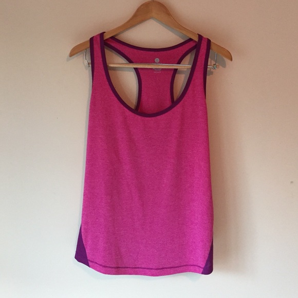 Pink/Purple Semi-Fitted Workout Tank