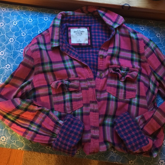 High Quality A&F Plaid Shirt