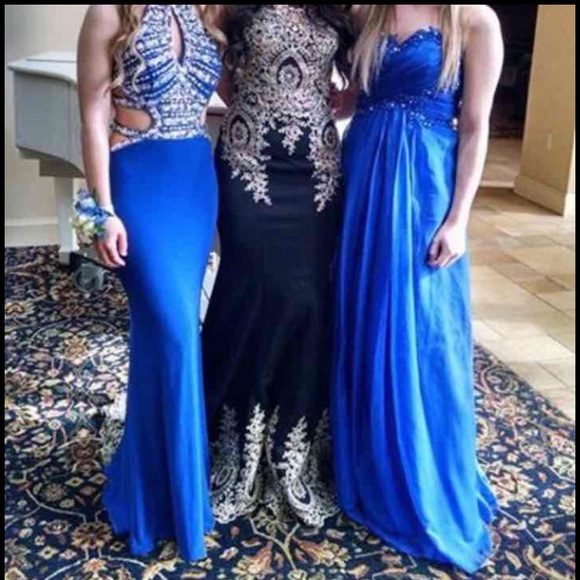 Blue prom dress!