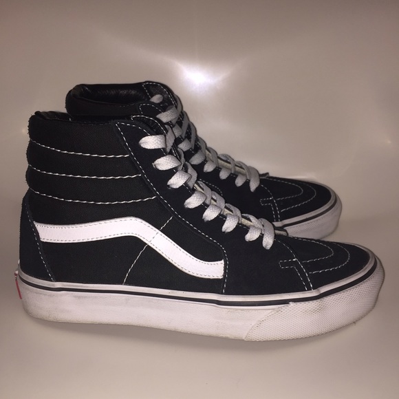 black vans size 6