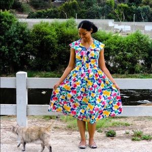 80's vintage Hawaiian dress